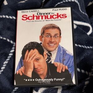 Dreamworks Dinner for Schmucks DVD - Red, Blue, Black